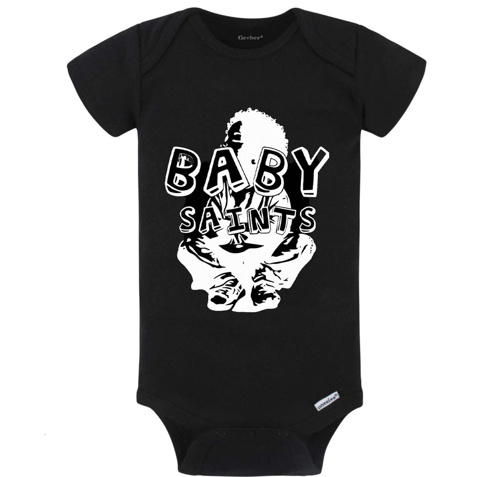 “BABY SAINTS” ONESIE