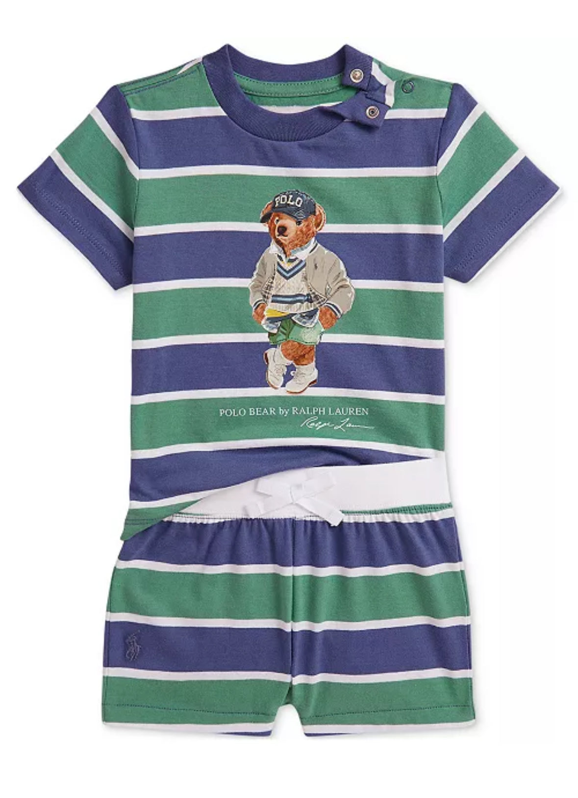Polo Ralph Lauren
Baby Boys Polo Bear Tee & Shorts Set