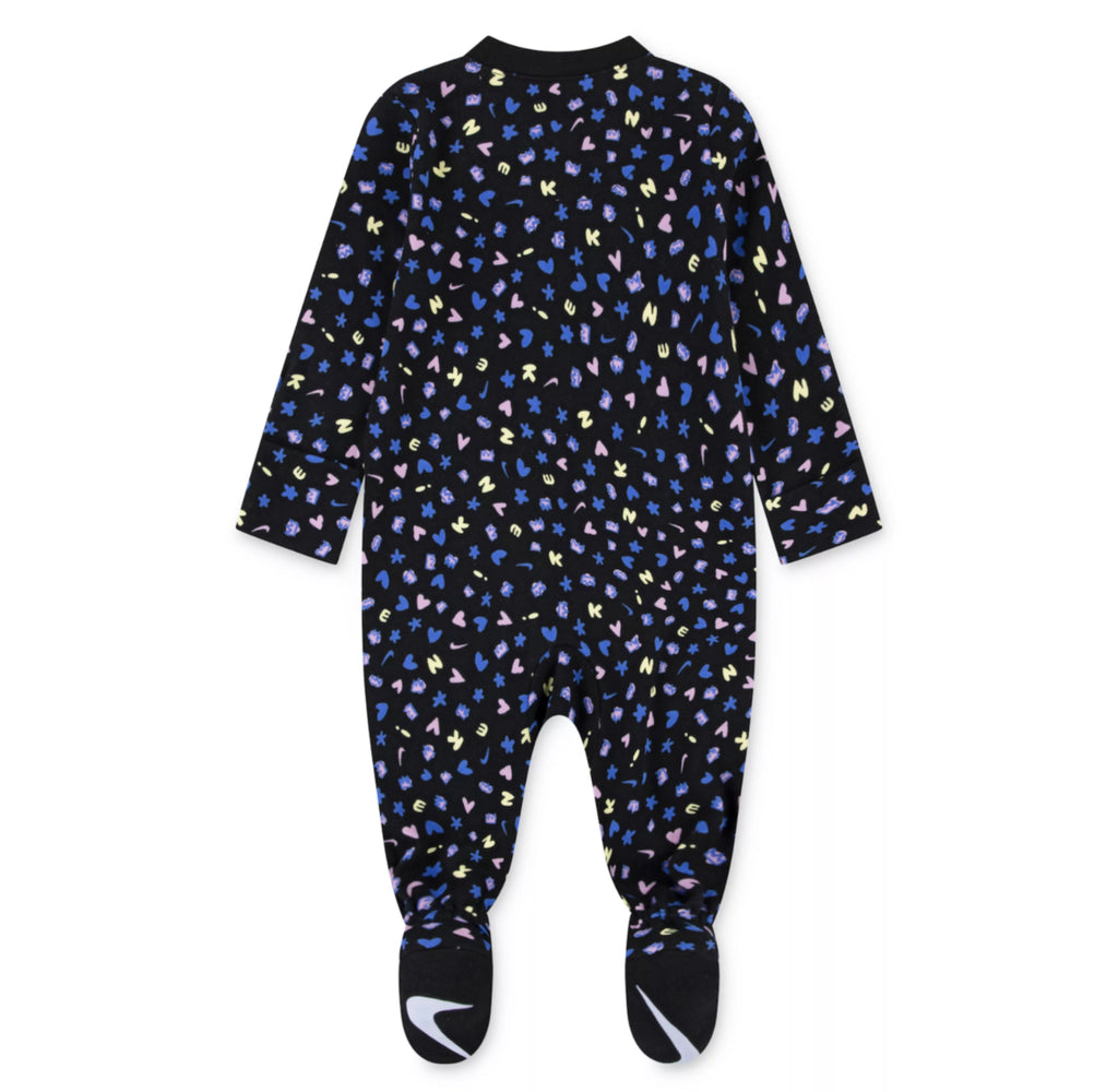 Newborn Baby Girls Nike Essentials All-Over Print One-Piece Coverall
