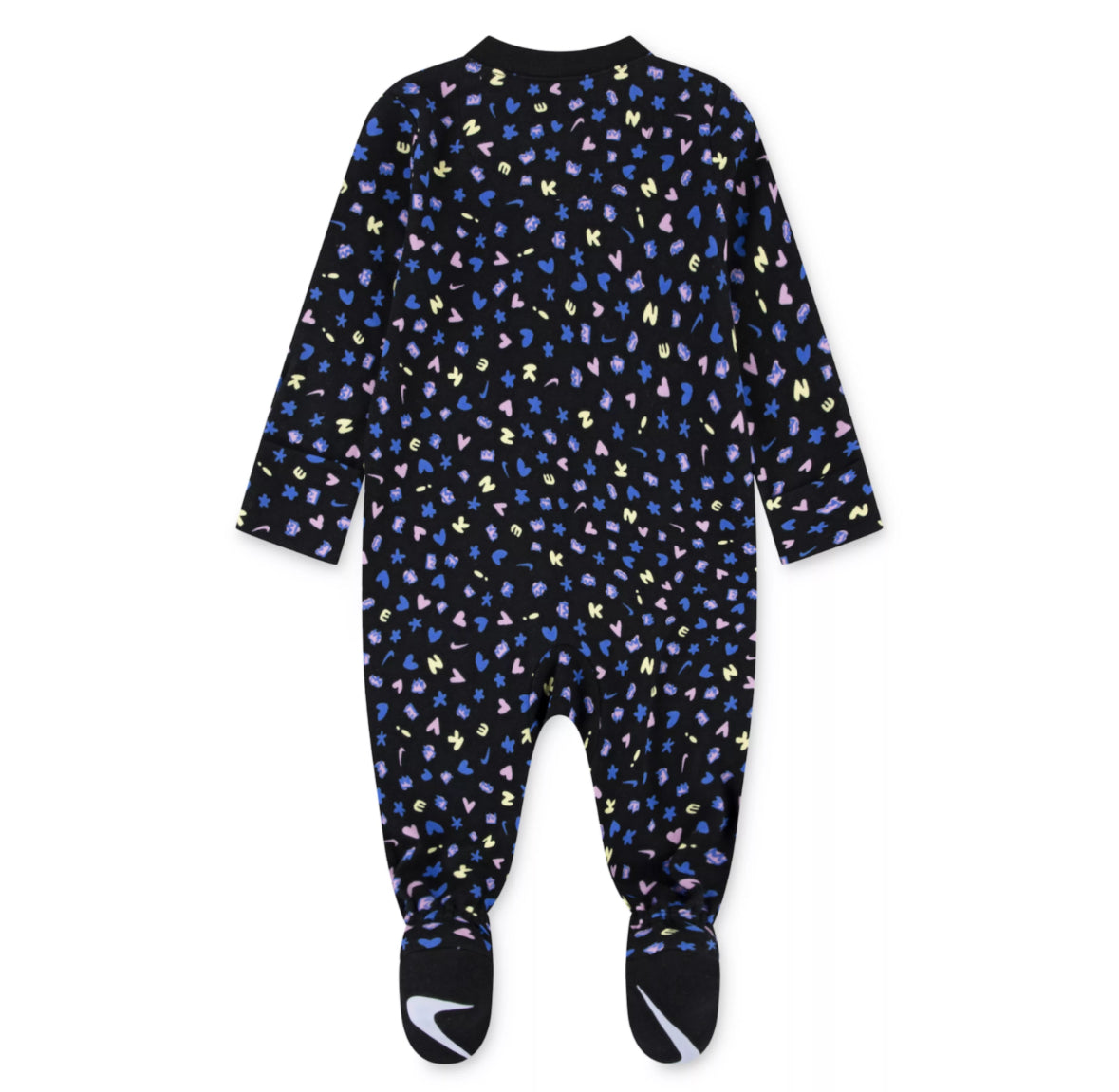 Newborn Baby Girls Nike Essentials All-Over Print One-Piece Coverall