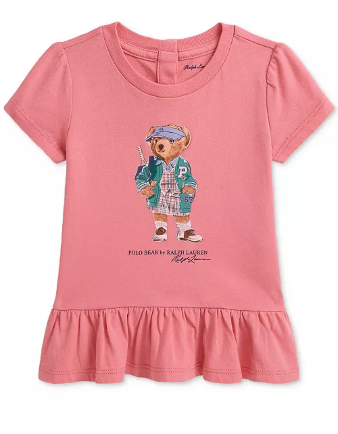 Polo Ralph Lauren
Baby Girls Cotton Peplum Tee