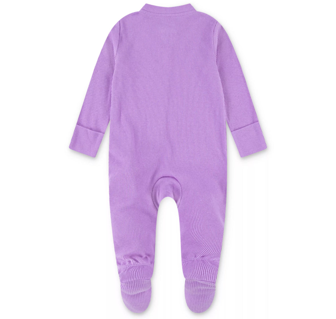 Purple Newborn Baby Nike Ribbed Coverall